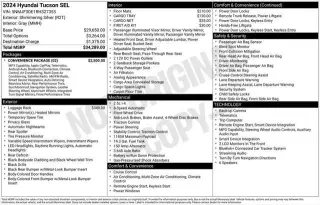 Hyundai TUCSON 2024 SEL 4dr SUV