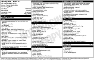 Hyundai TUCSON 2023 AWD SEL 4dr SUV