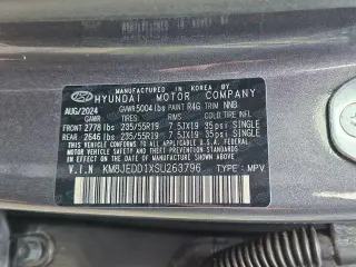 Hyundai TUCSON Hybrid 2025 AWD Limited 4dr SUV