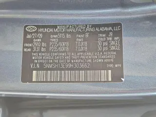 Hyundai SANTA FE 2009 Limited 4dr SUV
