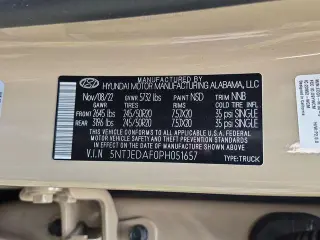 Hyundai SANTA CRUZ 2023 AWD Limited 4dr Crew Cab 4.3ft SB