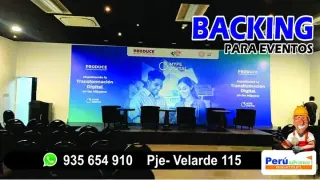 Backings Corporativos eventos