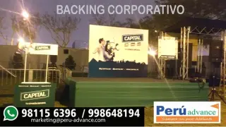 Backings Corporativos eventos