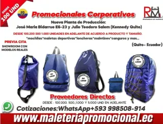 FABRICA DE MOCHILAS EN ECUADOR