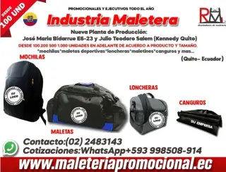 FABRICA DE MOCHILAS EN ECUADOR