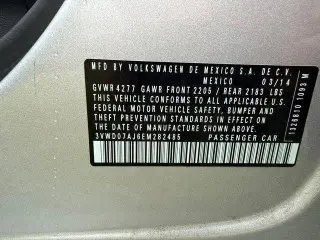Volkswagen Jetta 2014 SE Sedán 4 puertas 6A