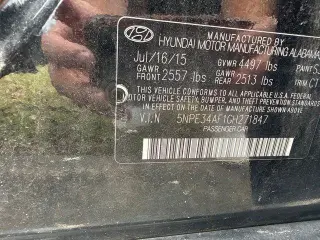 Hyundai SONATA 2016 Limited Sedán 4p PZEV