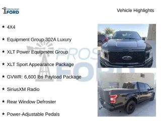 Ford F-150 2019 4x4 XLT 4 puertas SuperCrew caja corta de 5.5 pies