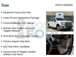 Ford F-150 2017 4x2 Lariat 4dr SuperCrew 5.5 ft. SB