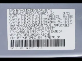 Honda Ridgeline 2023 AWD RTL-E 4dr Crew Cab 5.3 ft. SB