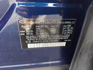 Hyundai SANTA FE 2020 AWD SEL 4 puertas Crossover