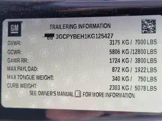 Chevrolet Silverado 1500 2019 4x4 Custom 4dr Crew Cab 5.8 ft. SB