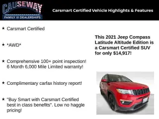 Jeep Compass 2021 4x4 Latitude 4dr SUV