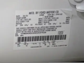 Ford Explorer 2022 AWD XLT 4dr SUV
