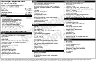 Dodge Charger 2022 Scat Pack 4 puertas Sedan