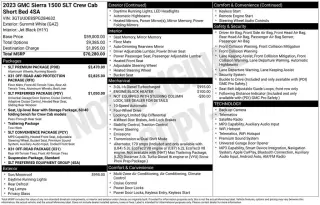GMC Sierra 1500 2023 4x4 SLT Cabina Crew 4 puertas 5.8 pies. Caja corta