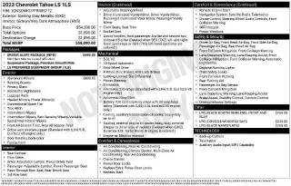 Chevrolet Tahoe 2023 4x2 LS 4 puertas SUV