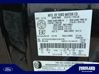 Ford F-150 2014 4x4 FX4 4 puertas SuperCrew Styleside 5.5 pies. SB