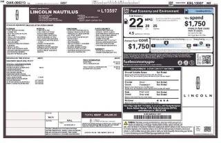 Lincoln Nautilus 2019 AWD Select 4 puertas SUV