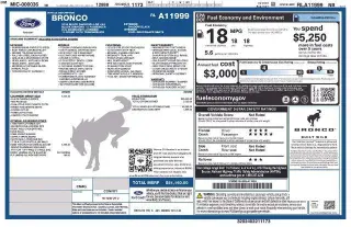 Ford Bronco 2024 4x4 Black Diamond 4 puertas SUV