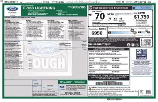 Ford F-150 Lightning 2022 AWD XLT 4 puertas SuperCrew 5.5 pies SB