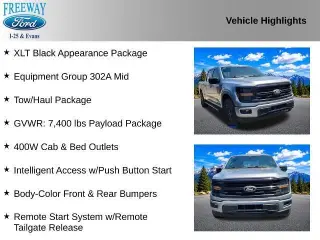 Ford F-150 2024 4x4 XLT 4 puertas SuperCrew 5.5 pies. SB