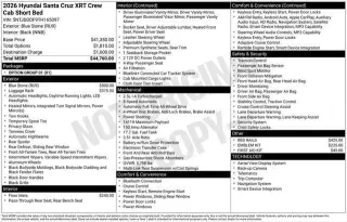 Hyundai SANTA CRUZ 2026 AWD XRT 4 puertas Crew Cab 4.3 pies. SB