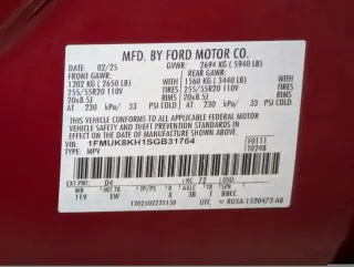 Ford Explorer 2025 AWD ST-Line 4 puertas SUV