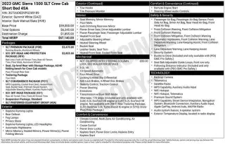 GMC Sierra 1500 2023 4x4 SLT 4 puertas Cabina Crew 6.6 pies. SB