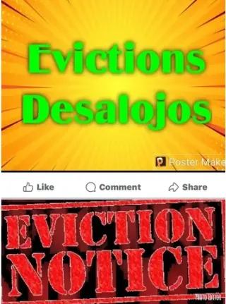 ayuda con desalojo