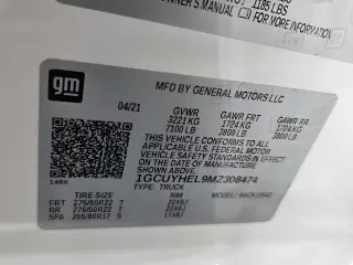 Chevrolet Silverado 1500 2021 4x4 High Country 4 puertas Cabina Crew 5.8 pies. SB