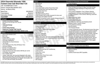 Chevrolet Silverado 1500 2024 4x4 Custom 4 puertas Cabina Crew 5.8 pies. SB