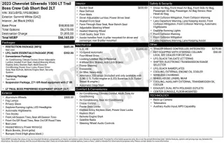 Chevrolet Silverado 1500 2023 4x4 LT Trail Boss 4 puertas Cabina Crew 5.8 pies. SB