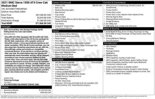 GMC Sierra 1500 2021 4x4 AT4 Cabina Crew 4 puertas 5.8 pies. Caja corta