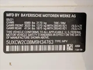 BMW X7 2021 AWD xDrive40i 4 puertas Vehículo de Actividad Deportiva