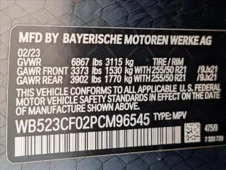 BMW iX 2023 AWD xDrive50 4 puertas Vehículo Deportivo de Actividad