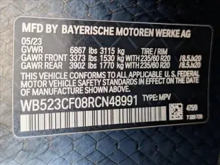 BMW iX 2024 AWD xDrive50 4 puertas Vehículo Deportivo de Actividad