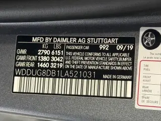 Mercedes-Benz Clase S 2020 S 560 4 puertas Sedan
