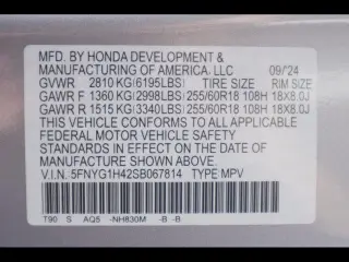 Honda Pilot 2025 AWD EX-L 4 puertas SUV