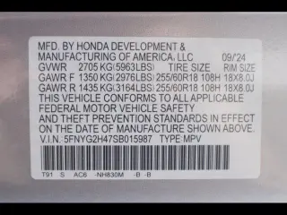 Honda Pilot 2025 EX-L 4 puertas SUV