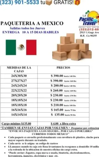 ENVIOS A TODO  MEXICO