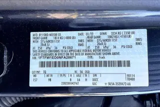 Ford F-150 2022 4x4 Platinum 4 puertas SuperCrew 5.5 pies. SB