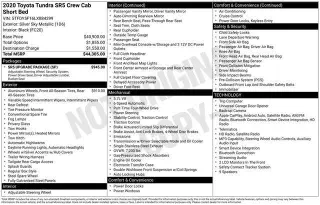 Toyota Tundra 2020 4x4 SR5 4 puertas CrewMax Cab Pickup SB
