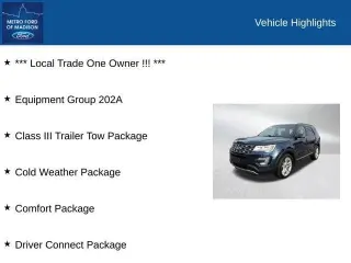 Ford Explorer 2016 AWD XLT 4 puertas SUV