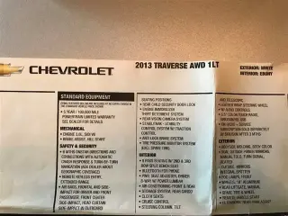 Traverse LT, 2013 Chevrolet