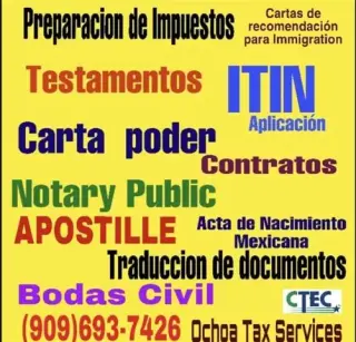 TAX Preparation ITIN
