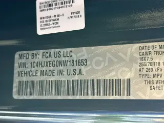 Jeep Wrangler Unlimited 2022 4x4 Sahara 4 puertas SUV