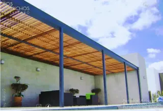 Cuatro Acabados Pérgola Artesa