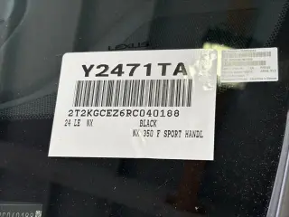 Lexus NX 350 2024 AWD F SPORT Handling 4 puertas Crossover
