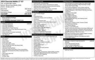 Chevrolet Malibu 2024 LT 4 puertas Sedán con 1LT